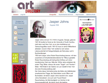 Tablet Screenshot of jasper-johns.de