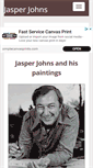 Mobile Screenshot of jasper-johns.org