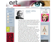 Tablet Screenshot of jasper-johns.com